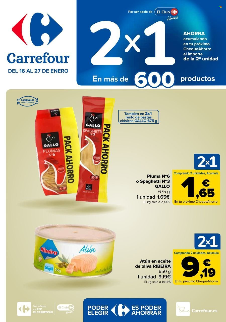 Folleto Carrefour - 16/01/25 - 27/01/25. Página 1