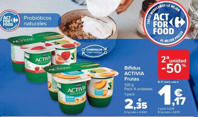 Activia - Bifidus Frutas