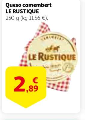 Queso camembert LE RUSTIQUE