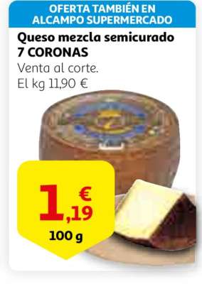 Queso mezcla semicurado 7 CORONAS