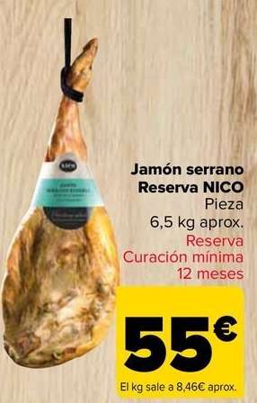 Nico - Jamón Serrano Reserva