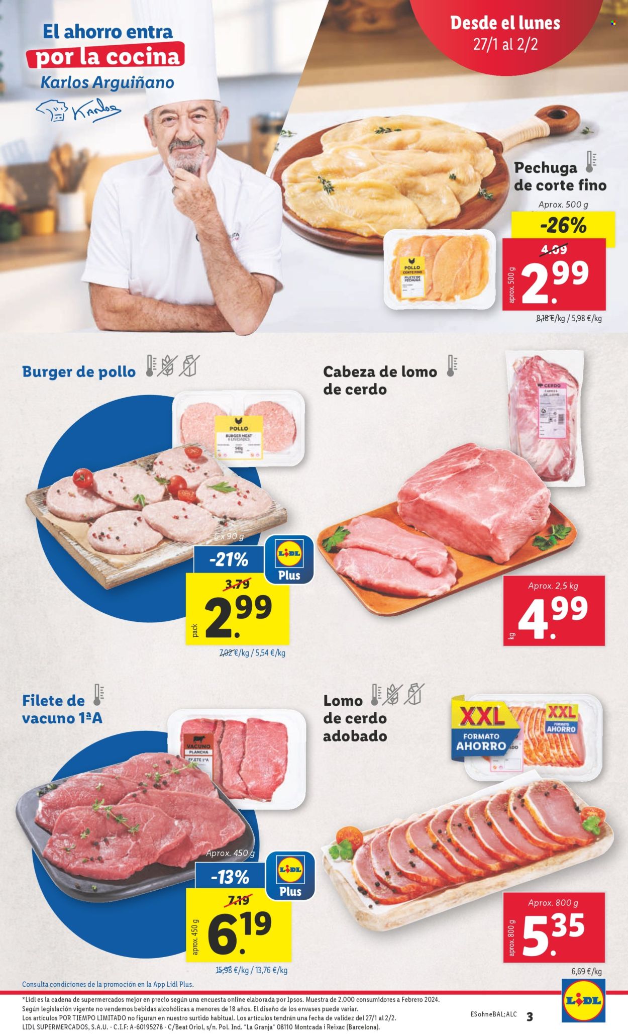 Folleto Lidl - 27/01/25 - 02/02/25. Página 1