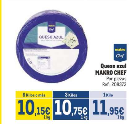 Queso azul MAKRO CHEF