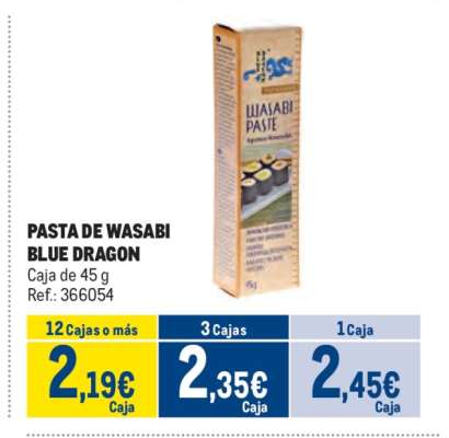 PASTA DE WASABI BLUE DRAGON