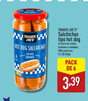 TRADER JOE'S Salchichas tipo hot dog