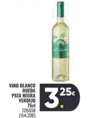 Vino Blanco Rueda Pata Negra Verdejo