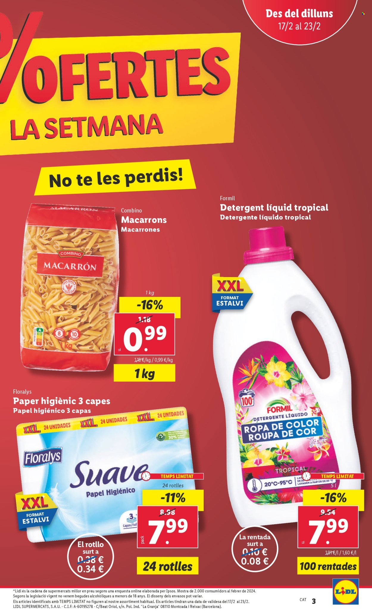 Folleto Lidl - 17/02/25 - 23/02/25. Página 1