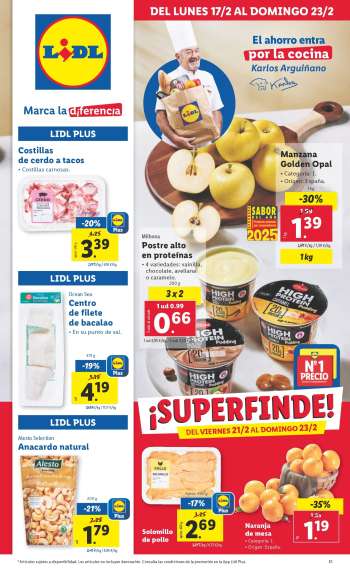 Folleto actual Lidl - 17/02/25 - 23/02/25.