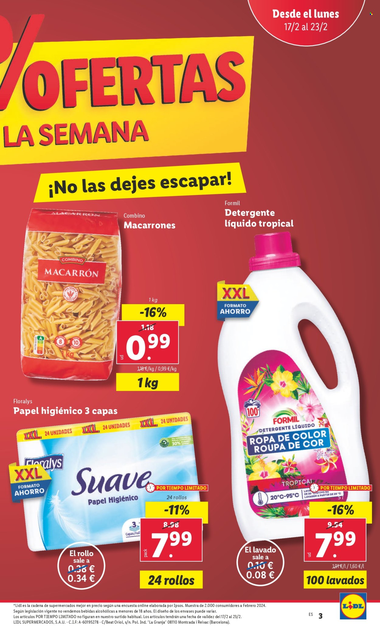 Folleto Lidl - 17/02/25 - 23/02/25. Página 1