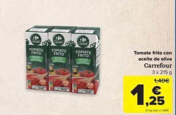 Carrefour - Tomate Frito Con Aceite De Oliva