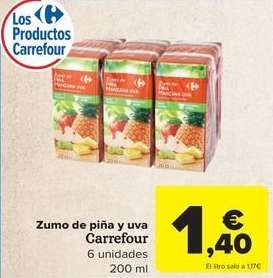 Carrefour - Zumo De Pina Y Uva