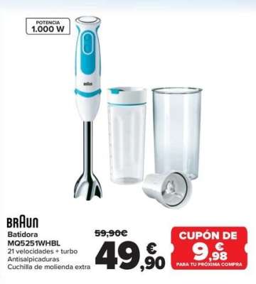 Braun - Batidora Mq5251whbl