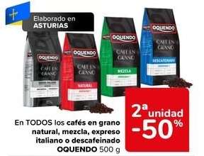 Oquendo - En Todos Los Cafes En Grano Natural, Mezcla, Espreso Italiano O Descafeinado