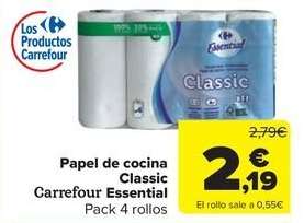 Carrefour - Papel De Cocina Classic Essential