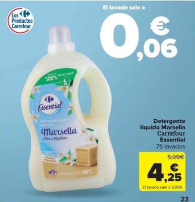 Carrefour - Detergente Liquido Marsella Essential