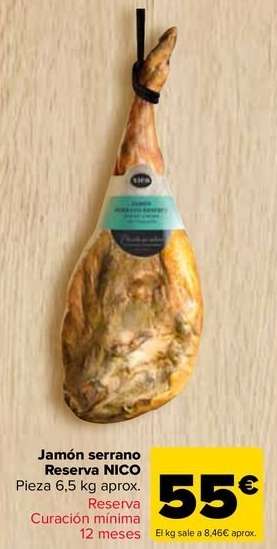 Nico - Jamón Serrano Reserva