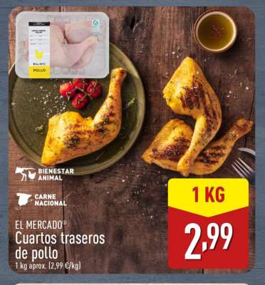 EL MERCADO® Cuartos traseros de pollo