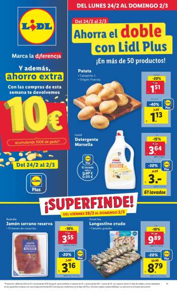 Folleto actual Lidl - 24/02/25 - 02/03/25.