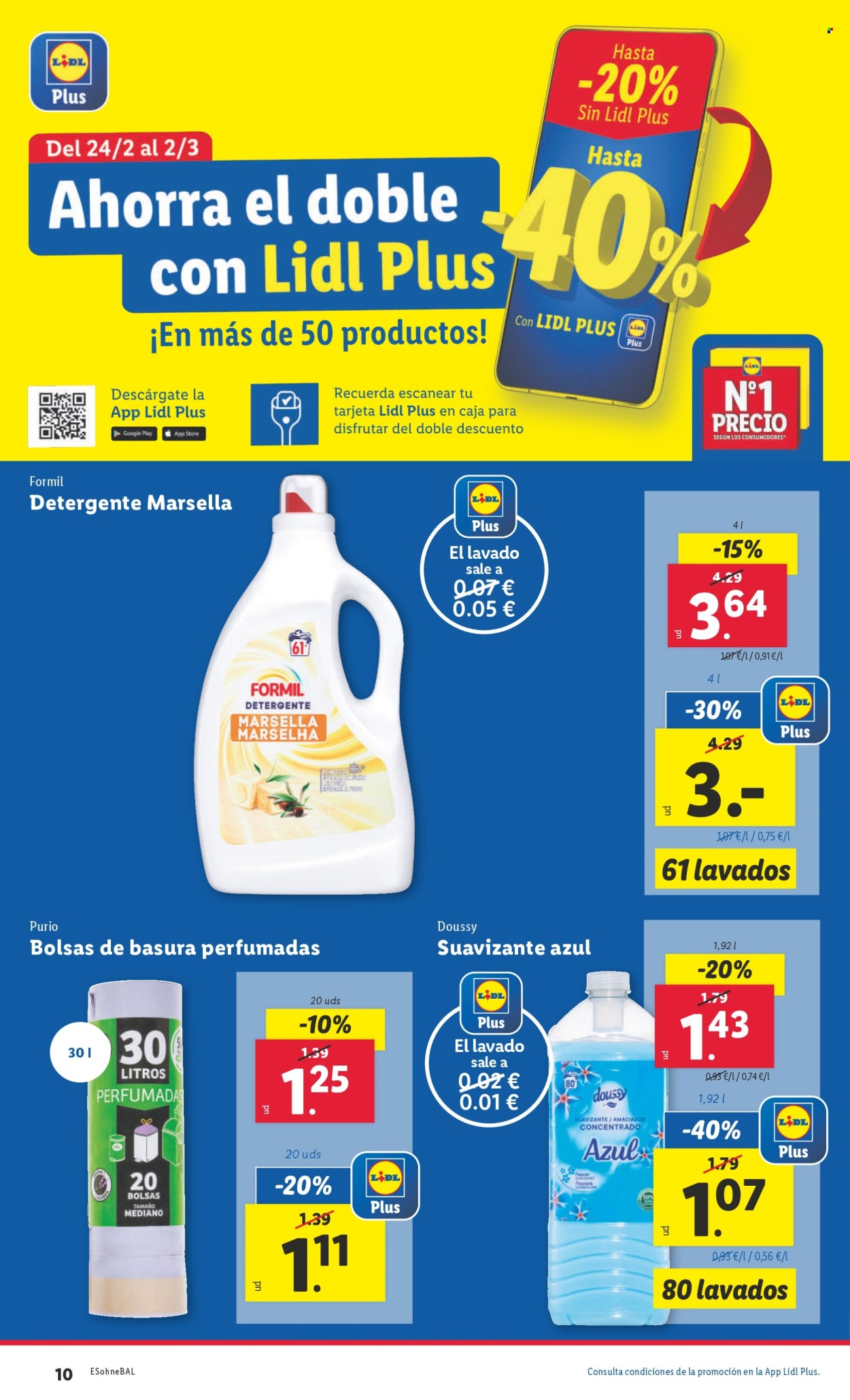 Folleto Lidl - 24/02/25 - 02/03/25. Página 1