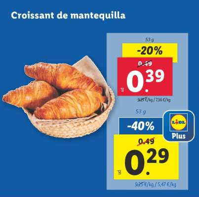 Croissant de mantequilla