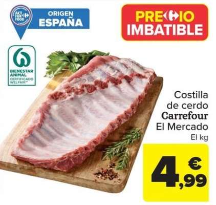 Carrefour - Costilla  De Cerdo El Mercado