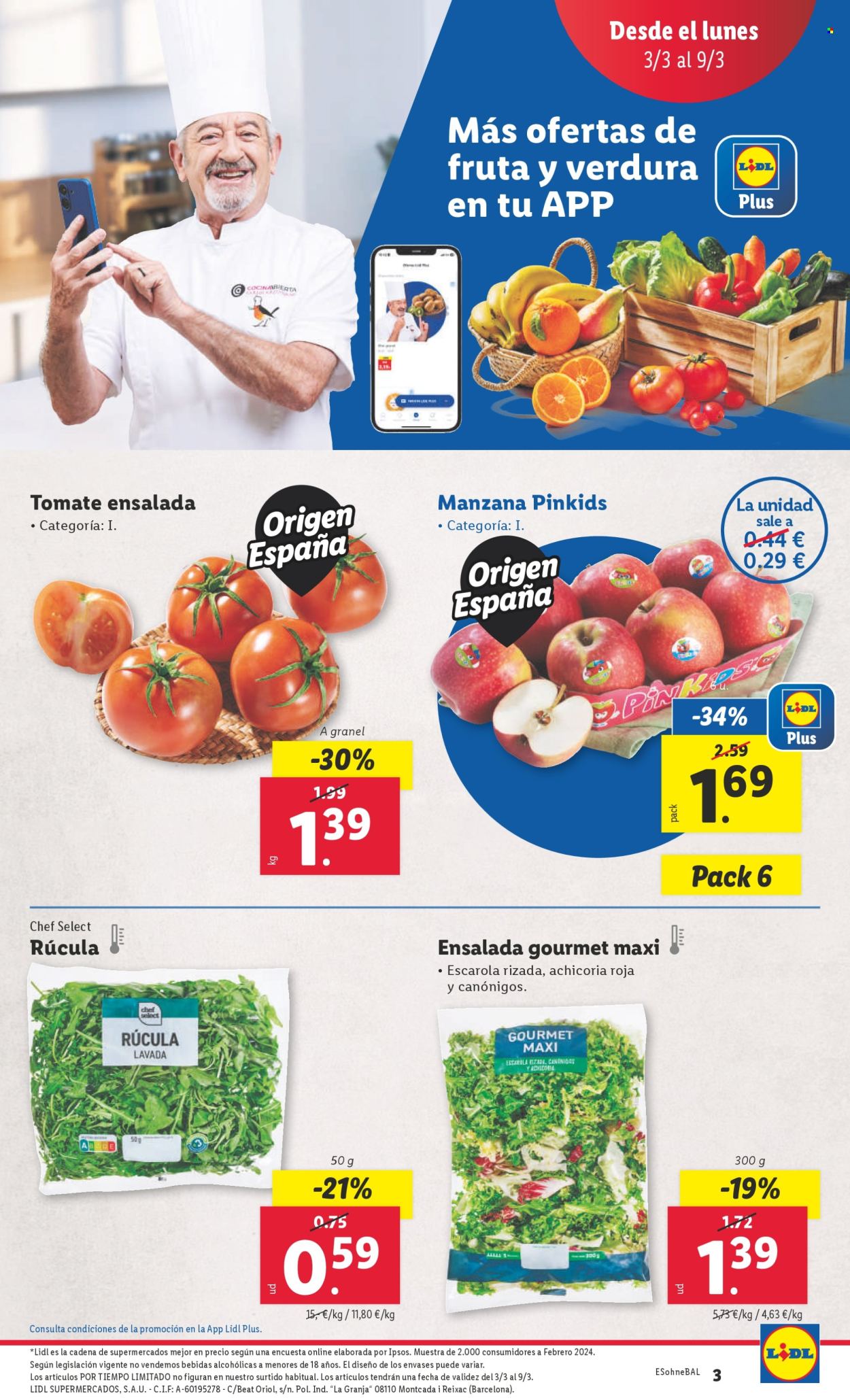 Folleto Lidl - 03/03/25 - 09/03/25. Página 1