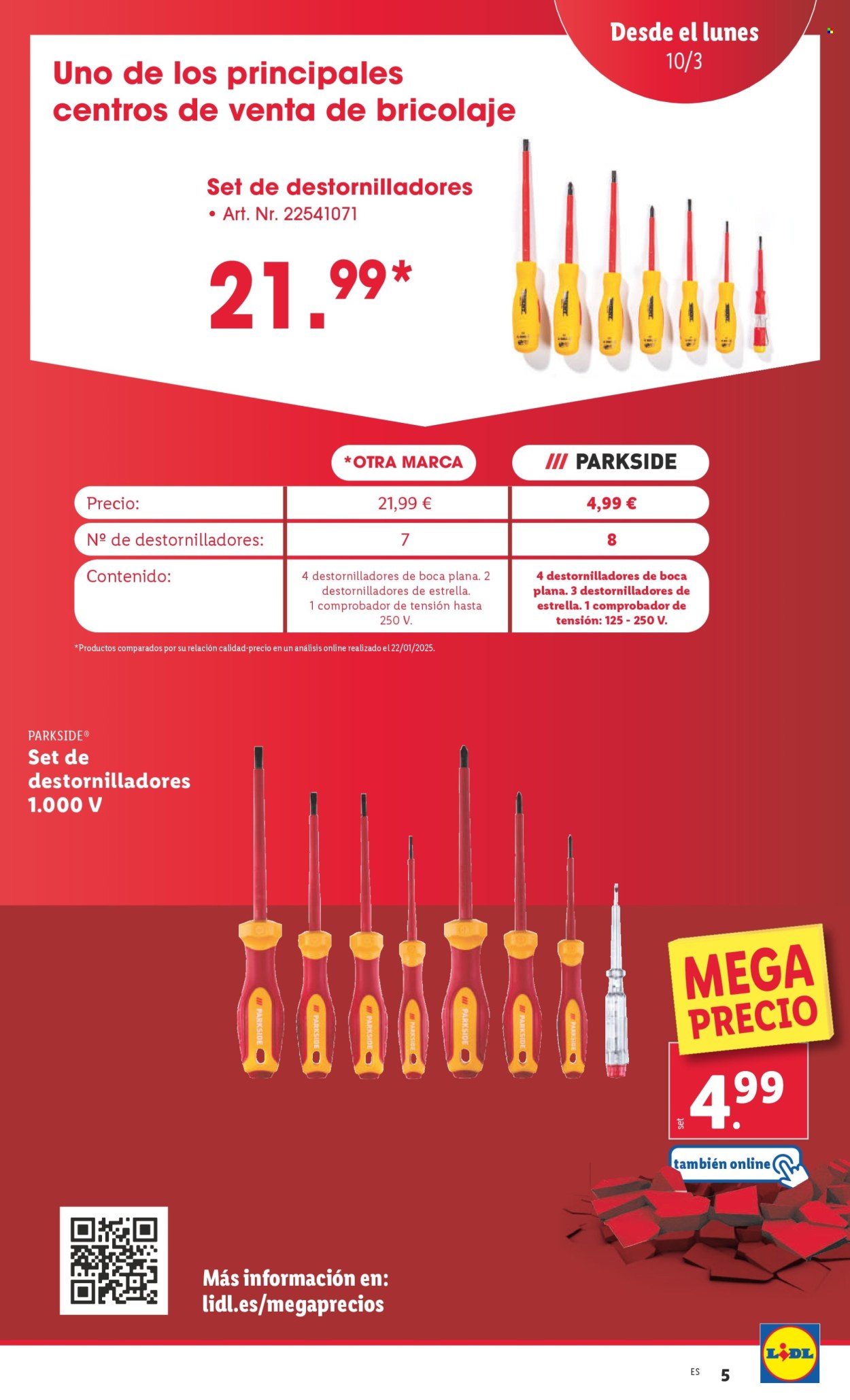 Folleto Lidl - 10/03/25 - 16/03/25. Página 1