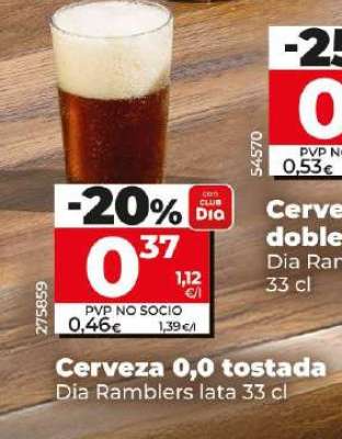 Cerveza 0,0 tostada