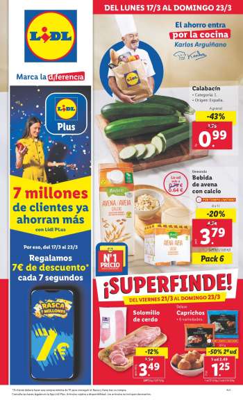 Folleto actual Lidl - 17/03/25 - 23/03/25.