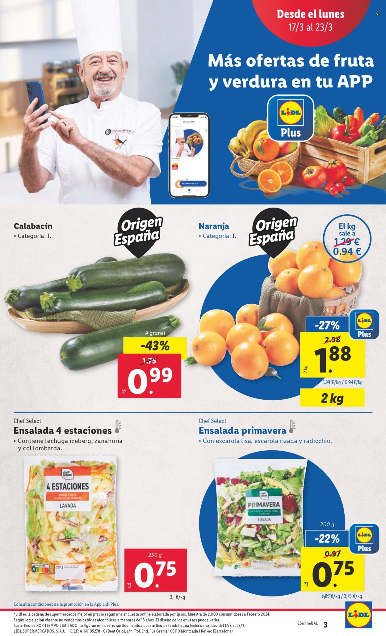 Folleto Lidl - 17/03/25 - 23/03/25. Página 1