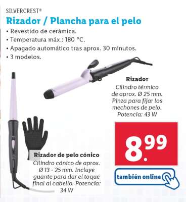 Rizador / Plancha para el pelo