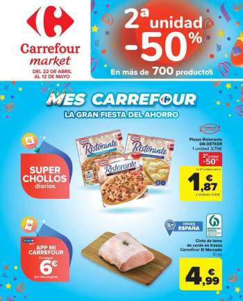 Folleto actual Carrefour - 22/04/25 - 12/05/25.