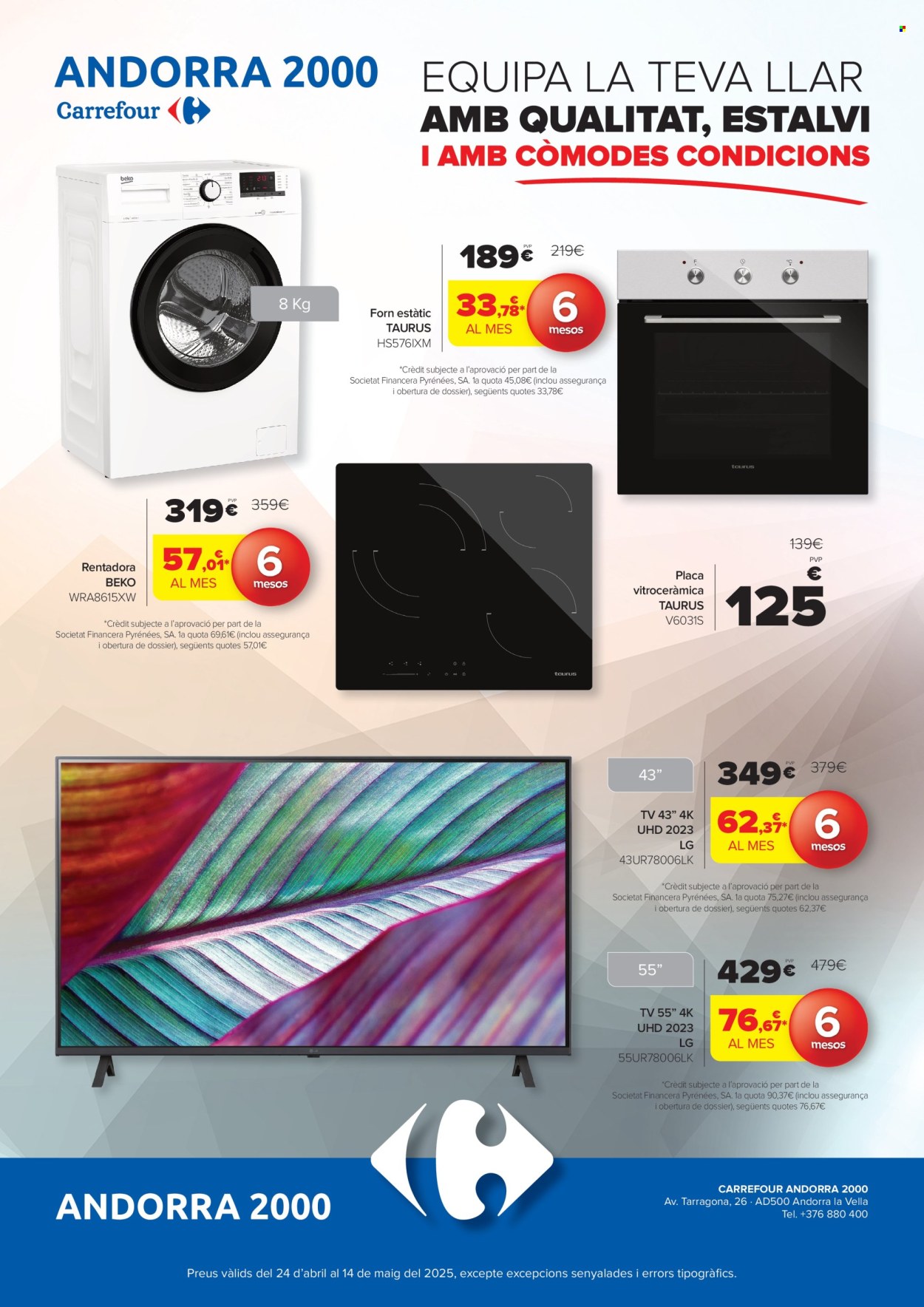 Folleto Carrefour - 24/04/25 - 14/05/25. Página 1