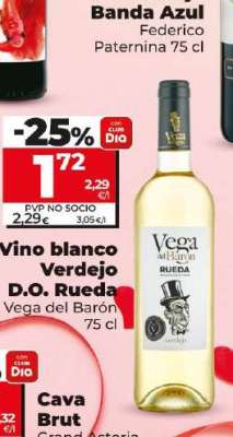 Vino blanco verdejo D.O. Rueda