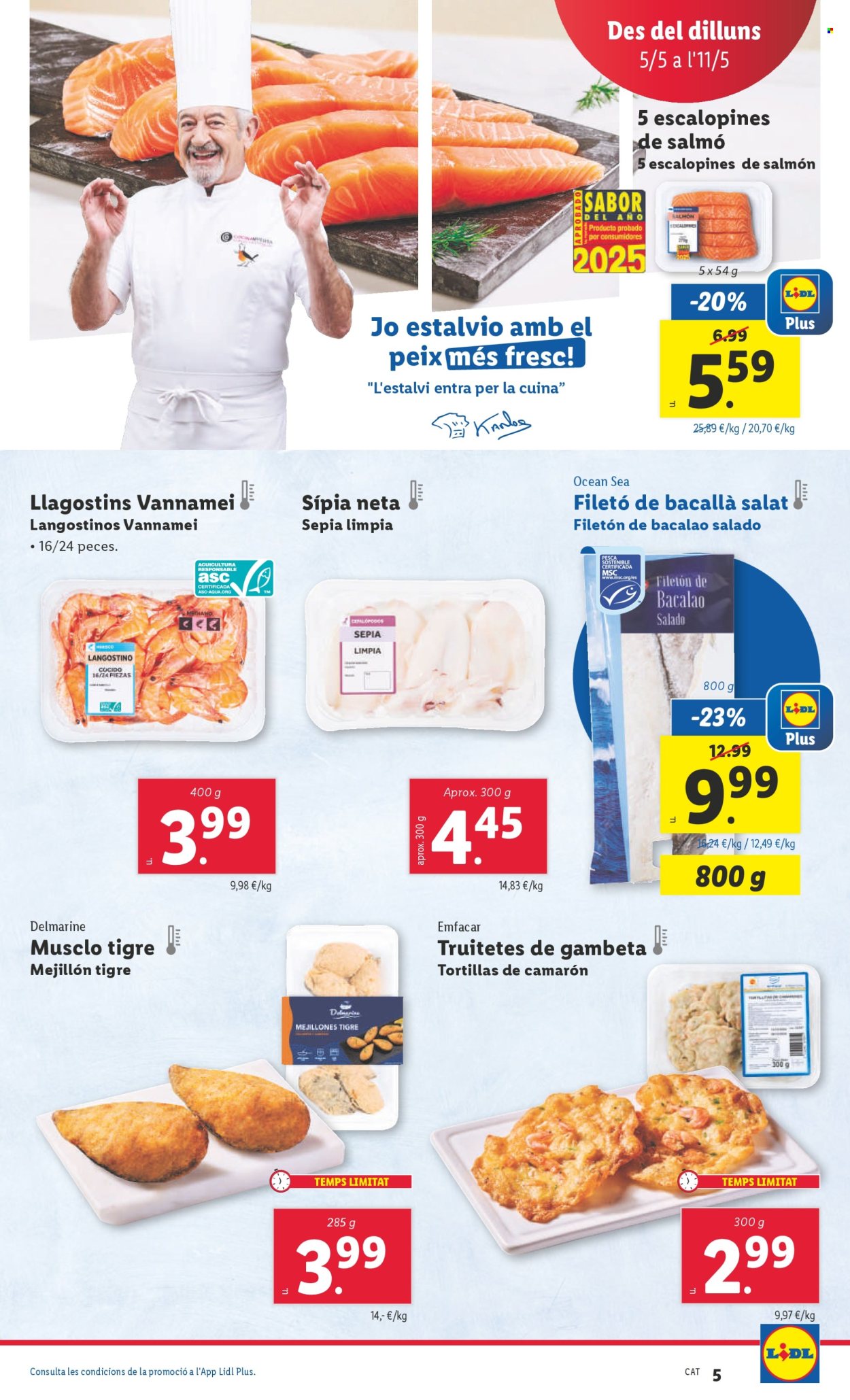 Folleto Lidl - 05/05/25 - 11/05/25. Página 1