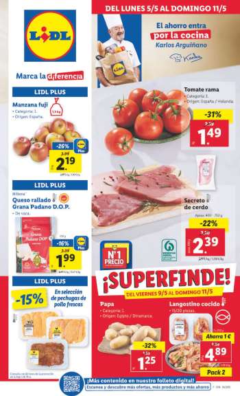 Folleto actual Lidl - 05/05/25 - 11/05/25.