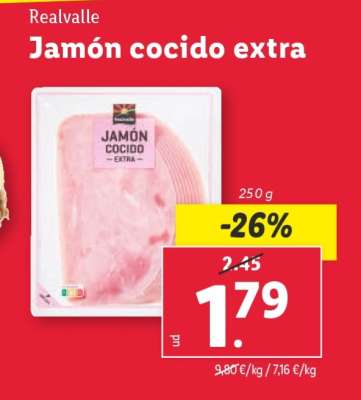Jamón cocido extra