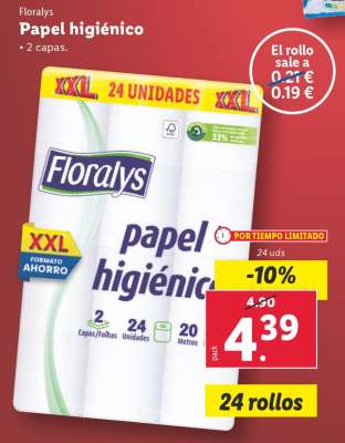 Florays Papel higiénico