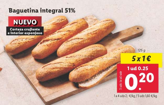Baguetina integral 51%