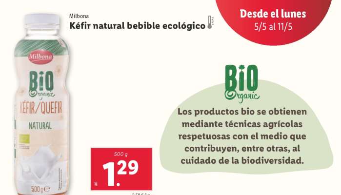 Kéfir natural bebible ecológico