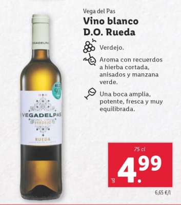 Vino blanco D.O. Rueda