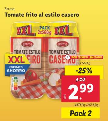 Tomate frito al estilo casero