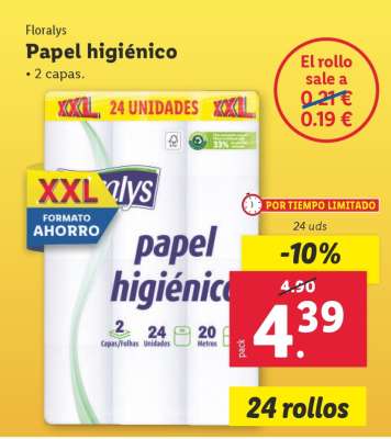 Papel higiénico