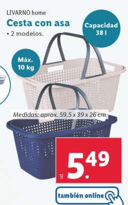 Cesta con asa