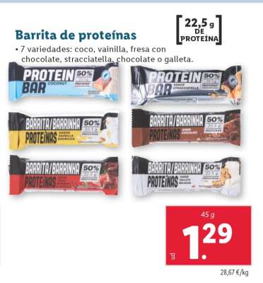 Barrita de proteínas