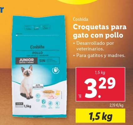 Coshida Croquetas para gato con pollo