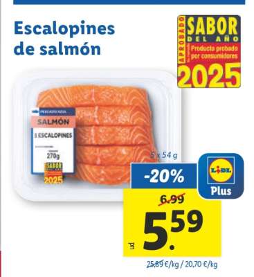 Escalopines de salmón