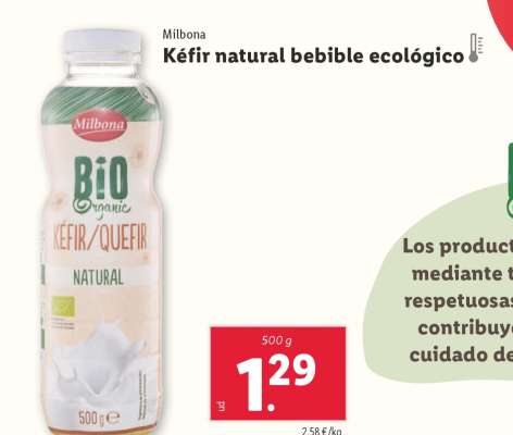 Kéfir natural bebible ecológico