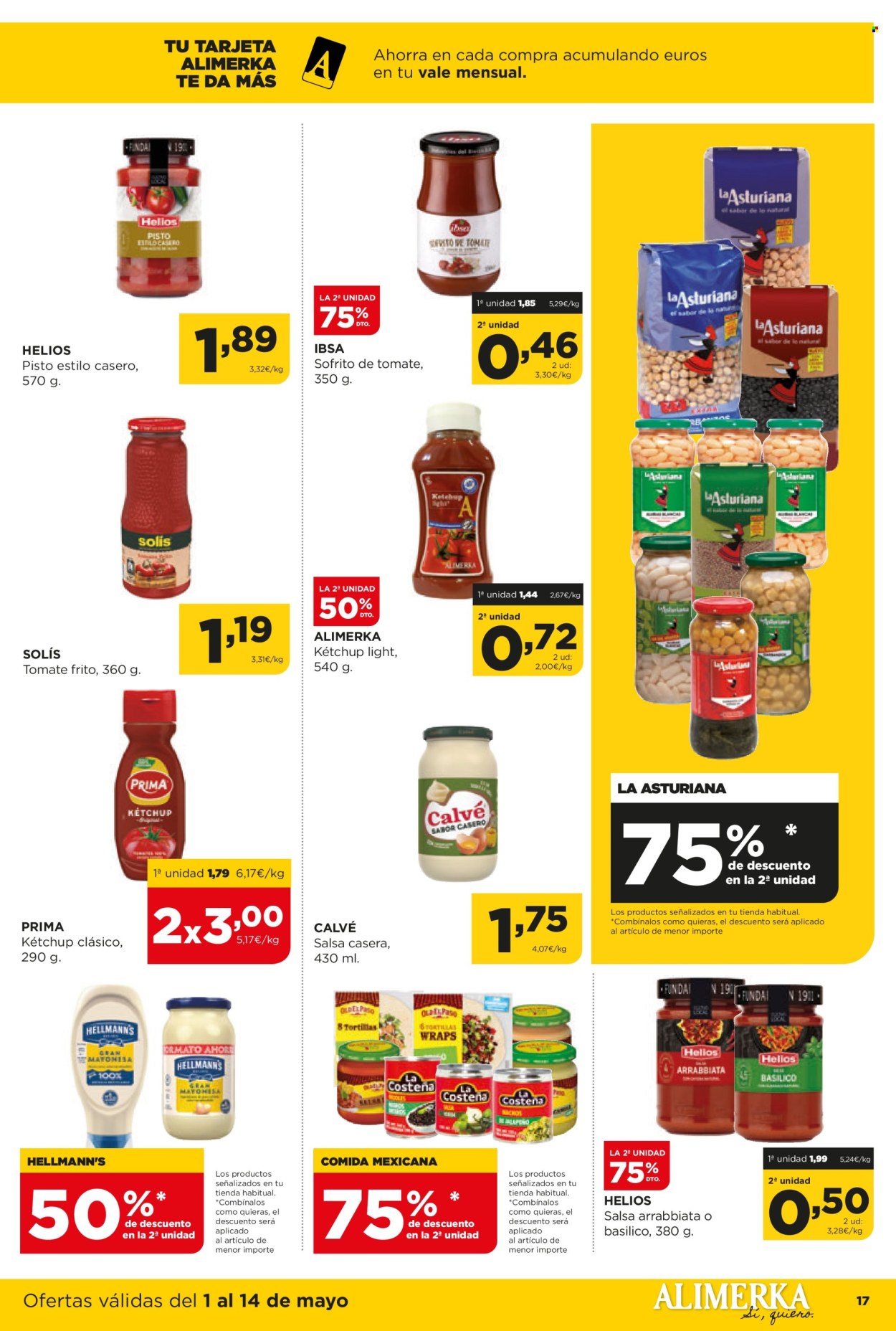 Folleto Alimerka - 01/05/25 - 14/05/25. Página 1