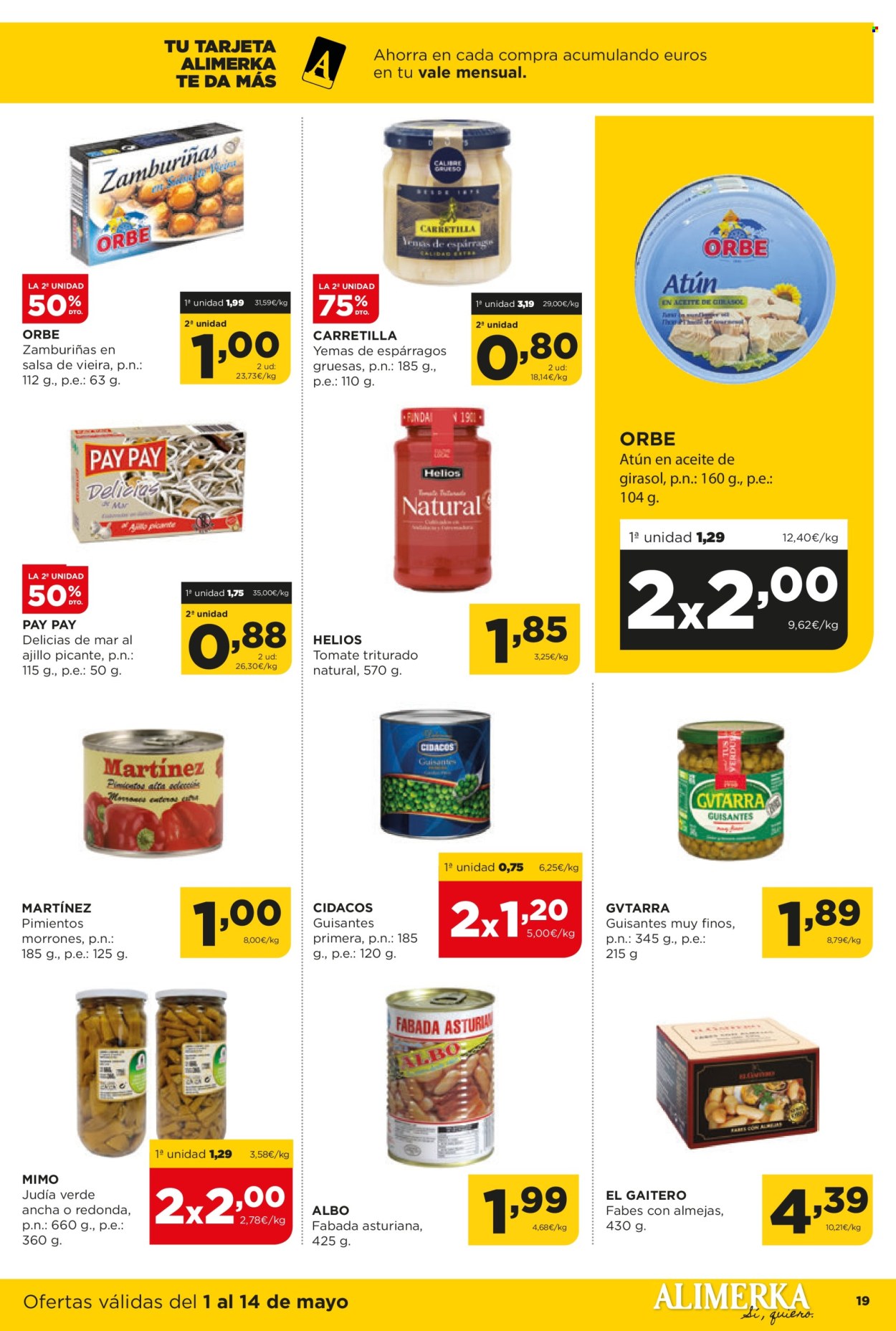 Folleto Alimerka - 01/05/25 - 14/05/25. Página 1